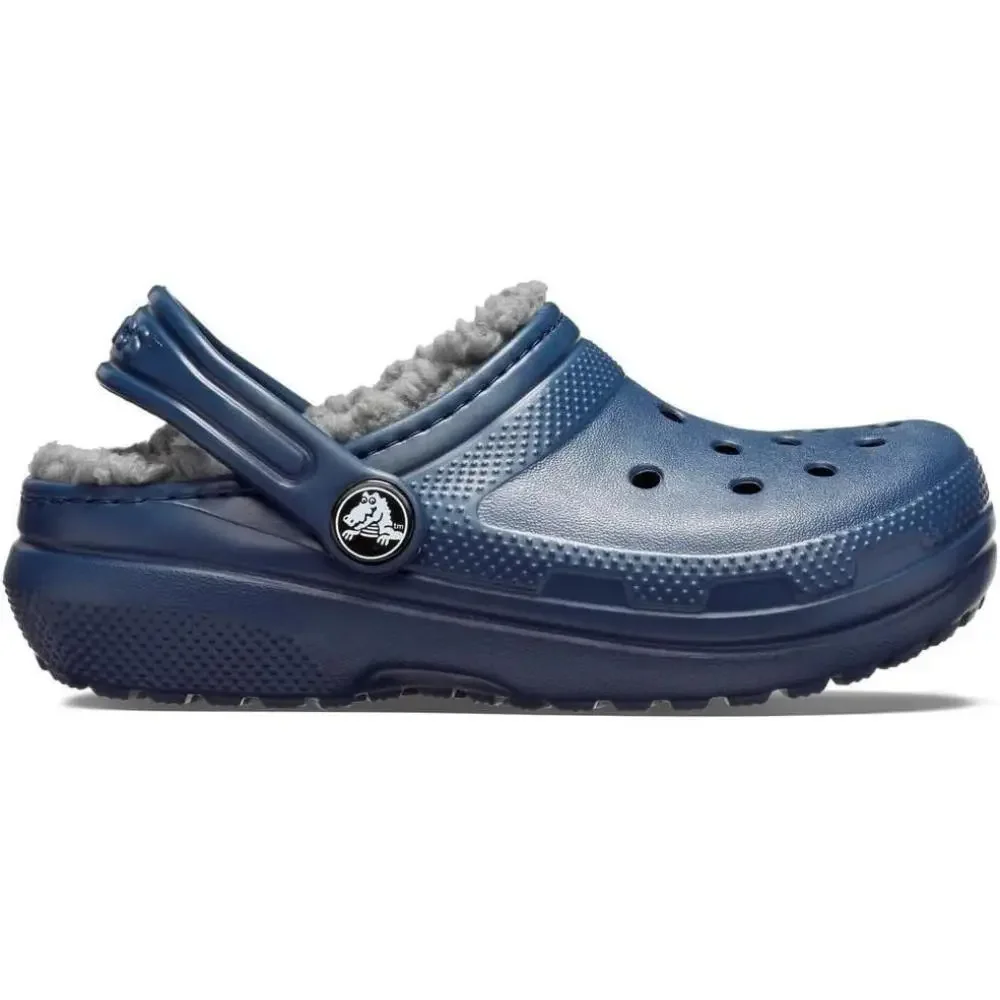 Crocs Classic Lined 207009-459 Clogs Toddler 4 Navy Comfort Casual Shoes ZAP1828